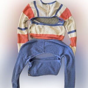 Free People Love Me Fauxchet Sweaters; size S